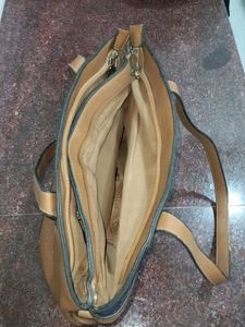 Stylish Colorblock Tote Bag