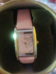 A Pink Wrist Watch