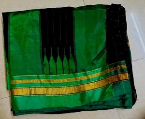 Black Colour Silk Saree