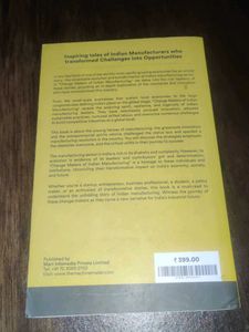 Change Makers of Indian Manufacturing