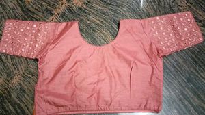 Saree With Stitched Blouse.