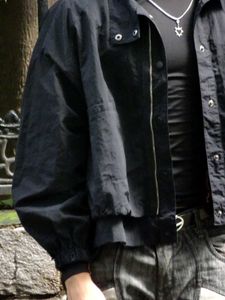 Edgy Black Jacket With Unique Embroidered Design