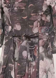 Mauve Floral Maxi Dress