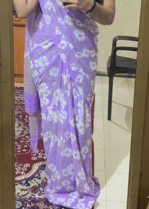 Floral Daily Wear Saree For A Pretty Lady🥰