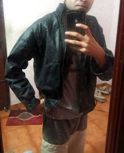 Vintage Black Leather Jacket