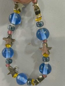 Beaded Star Charm Bracelet