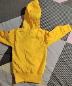 Cute Yellow Kids' Zip-Up Hoodie