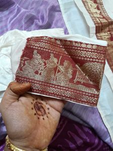 Off White Onam Saree