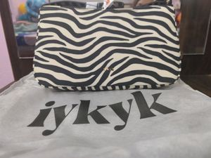 Iykyk Edgy Black And White Bag..