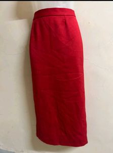 Red Formal Skirt