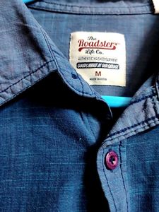 Roadster Navy Blue Shirt
