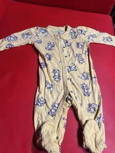 Cute Kitten Print Baby Romper