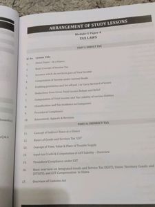 Tax Laws CS Executive Module 1 Book