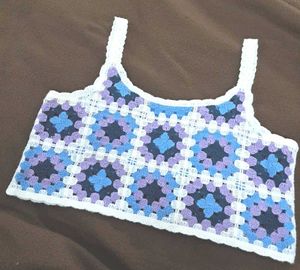 Crochet Knit Crop Top