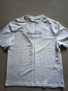 White Graphic Print T-Shirt