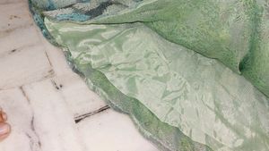 Green Lehgha Choli