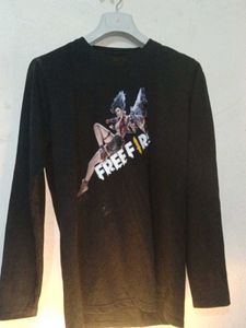 New Mans Free Fier Tshirt Black