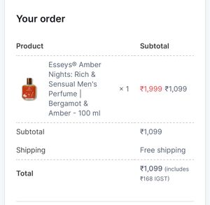 Esseys® Amber Nights: Rich &amp; Sensual Men’s Perfume