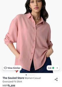 The Souled Store Casual Oversied Fit Shirt