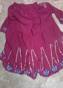 Sarara Frock Like New 2 3 Bar Use Kiya He