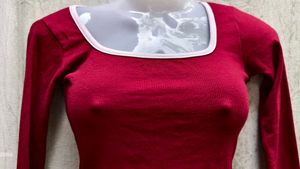 Maroon Long Sleeve Top