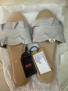 Women Blue Baksa Flats