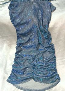 (Urbanic) Glittery Blue Rhinstone Chain Dress💙🔵