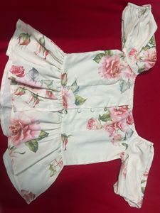 sassafras Floral Print Top