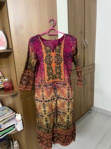 COTTON SILK CHURDHAR PAKISTANI WEDDING KURTI