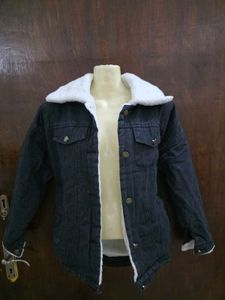 denim jacket with fur