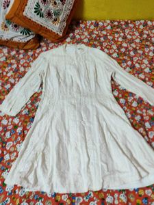 short White Lace Dress