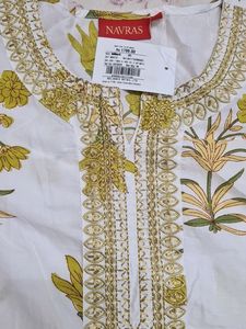 12 Set Of Earnings Branded  White Kurti Combo