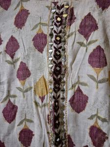 Floral Print Kurta