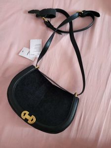 H&amp;M NEW Vegan Leather 2 Way Shoulder Suede Bag