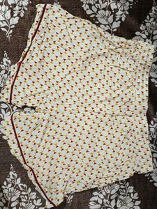Patterned Casual Shorts