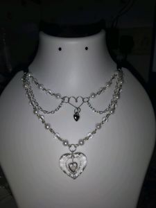 ethereal heart necklace 🦪🧚🏻‍♀️