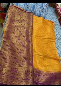 unused saree ( with unstitched blouse piece)