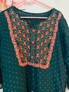 Beautiful Green Kurti