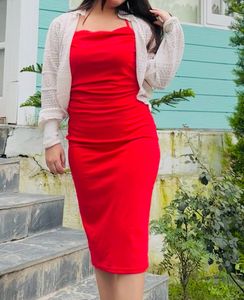 Red Midi Dress