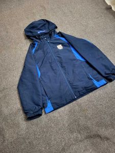 Blue Hooded Jacket
