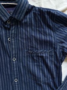 Blue Pinstripe Shirt – Brand: Denim Club