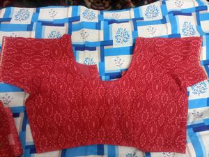 Red Ethnic beautiful saree❤️❤️🤩🤩