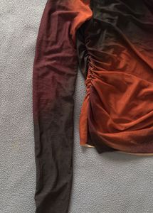 Sunset Smoke Ruched Top (Not Used)