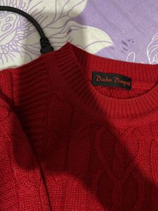 Red Sweater For Sale❣️🧥
