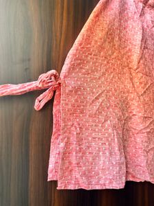 Peach Sleeveless Casual Top