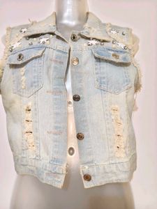 🎄Buy 1, Get 1 Free🎁 Denim Vest 30-34 inches