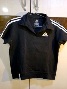 Adidas Black Polo Tee