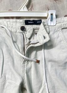 Bossini Off-white Semi-Formal Trousers