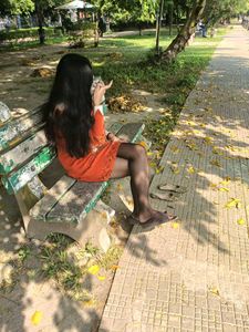 Chic Orange Mini Dress