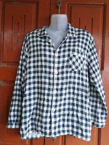 Checked Shirt Nighty